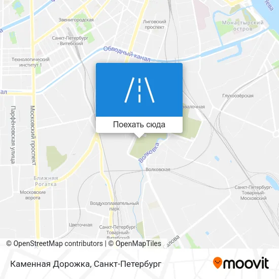 Карта Каменная Дорожка