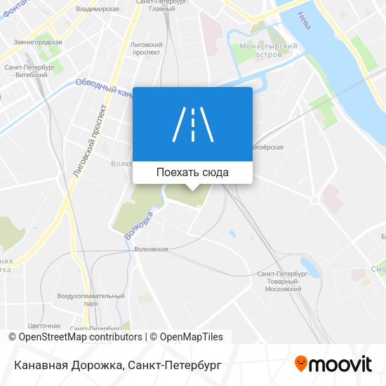 Карта Канавная Дорожка