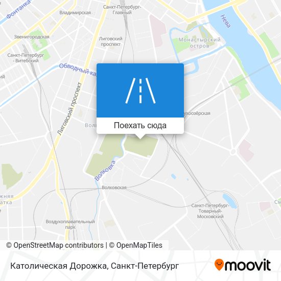Карта Католическая Дорожка