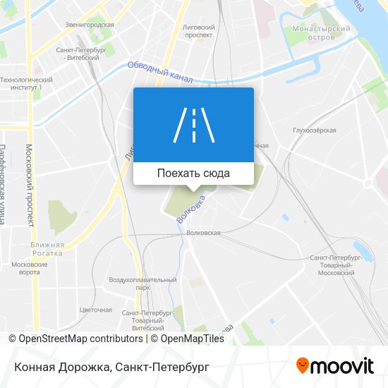 Карта Конная Дорожка