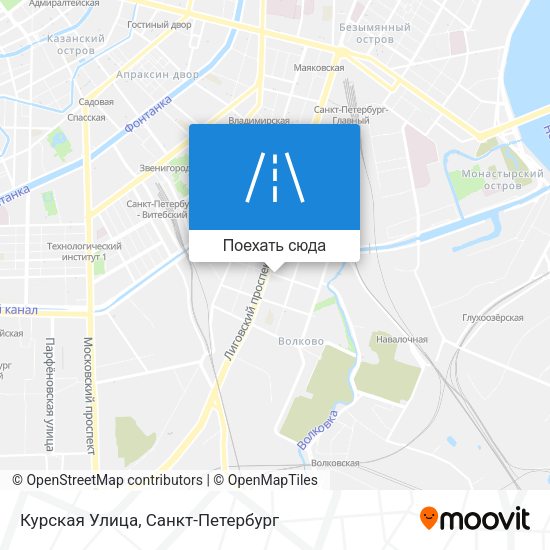 Карта Курская Улица