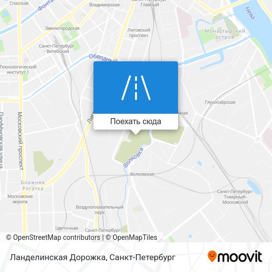 Карта Ланделинская Дорожка