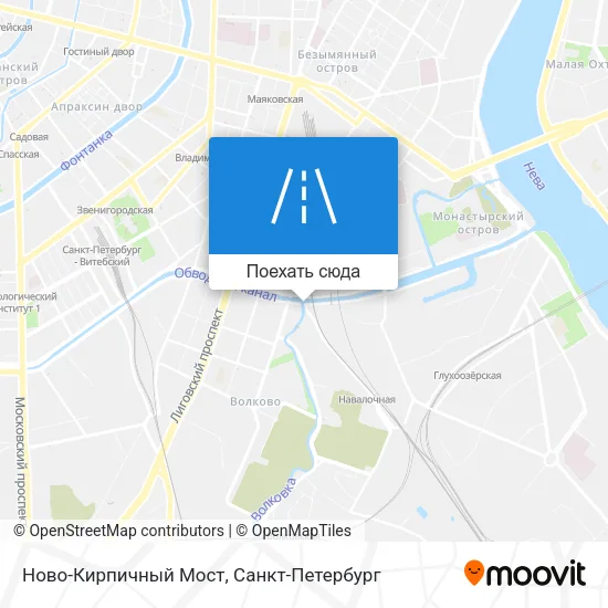 Карта Ново-Кирпичный Мост