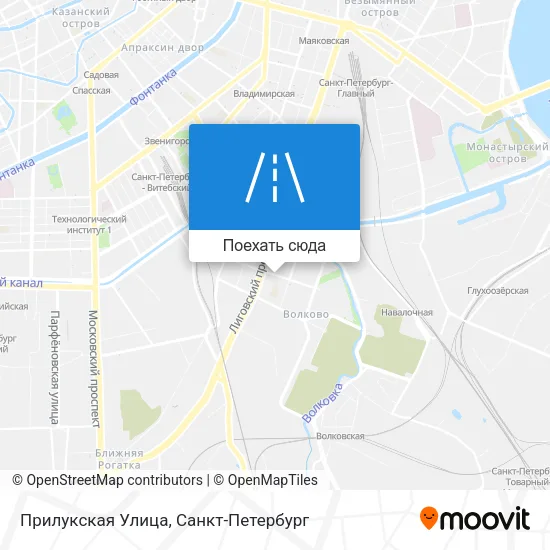 Карта Прилукская Улица