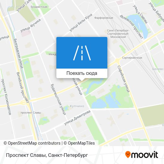 Карта Проспект Славы