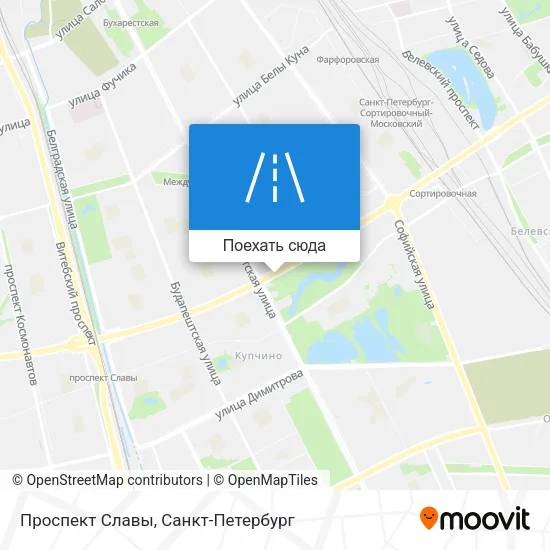 Карта Проспект Славы