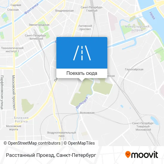 Карта Расстанный Проезд