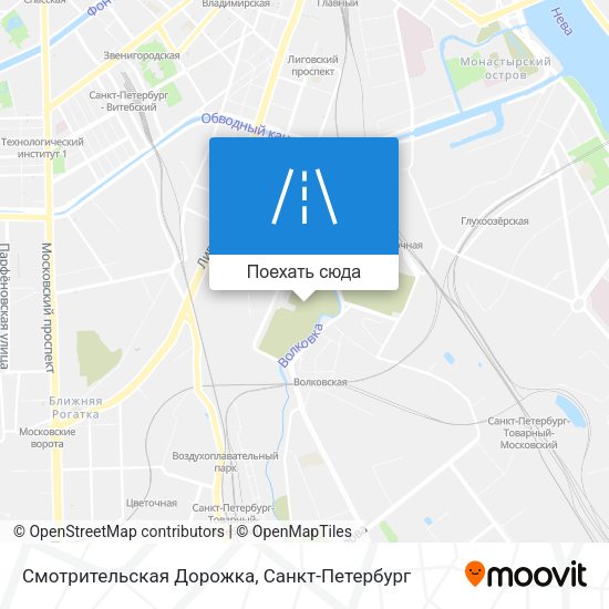 Карта Смотрительская Дорожка