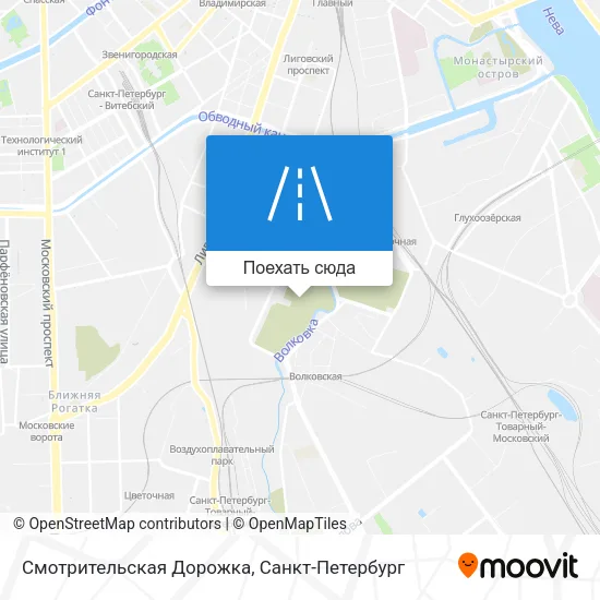 Карта Смотрительская Дорожка
