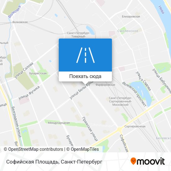 Карта Софийская Площадь
