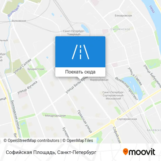 Карта Софийская Площадь