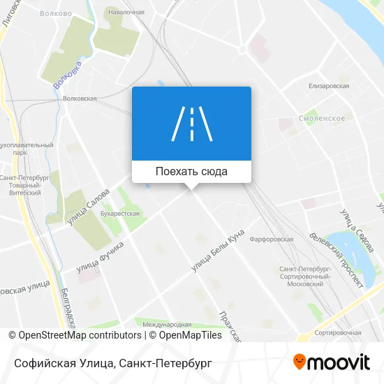 Карта Софийская Улица