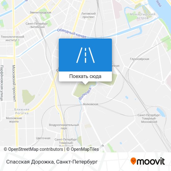 Карта Спасская Дорожка