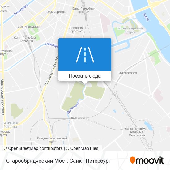 Карта Старообрядческий Мост
