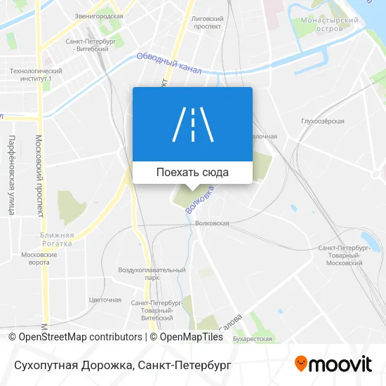 Карта Сухопутная Дорожка