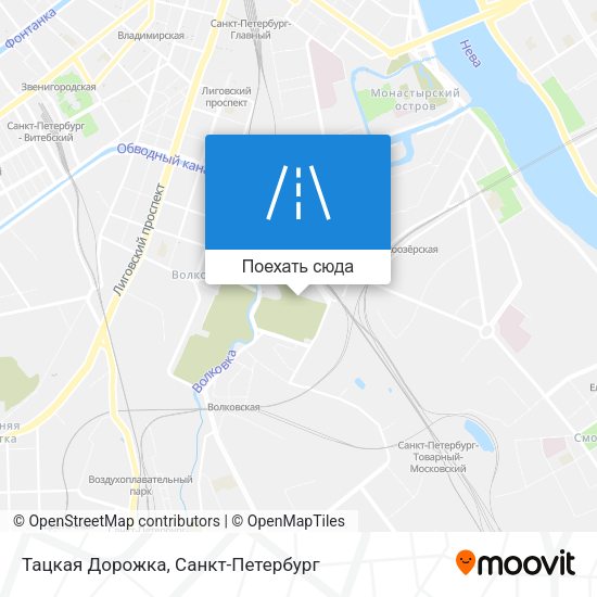 Карта Тацкая Дорожка
