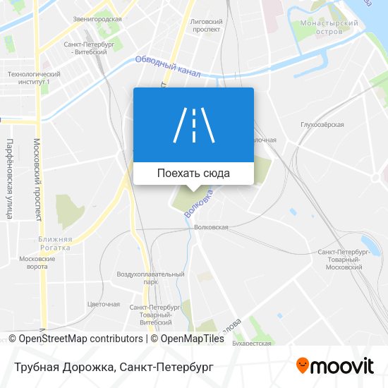 Карта Трубная Дорожка