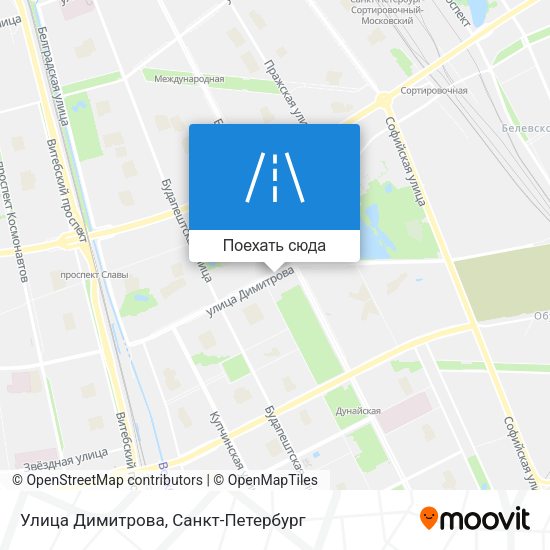 Карта Улица Димитрова
