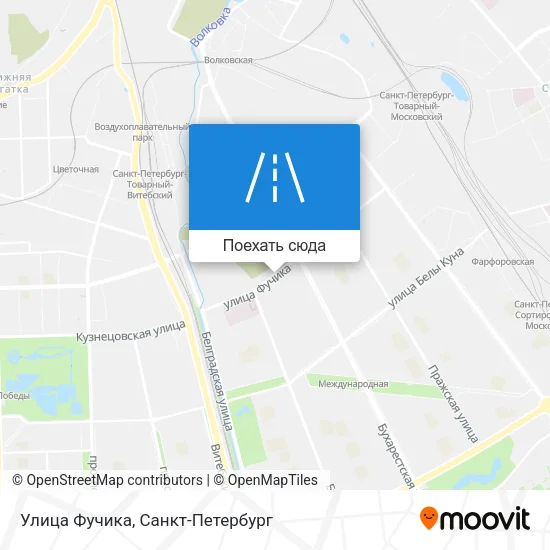 Карта Улица Фучика