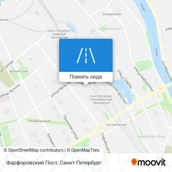 Карта Фарфоровский Пост