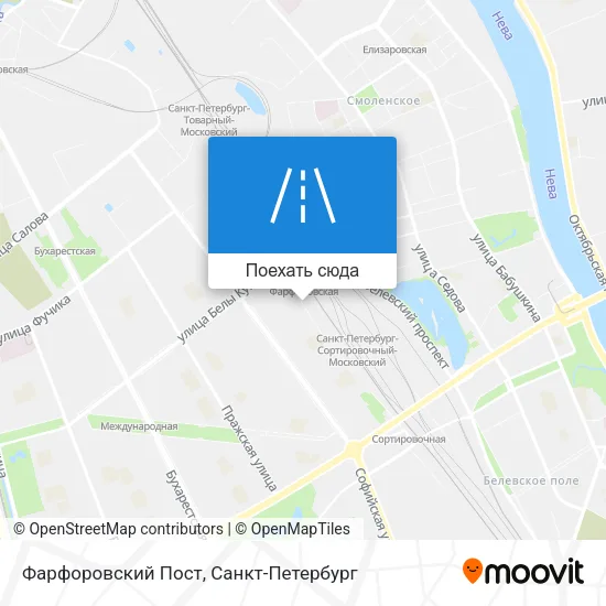 Карта Фарфоровский Пост
