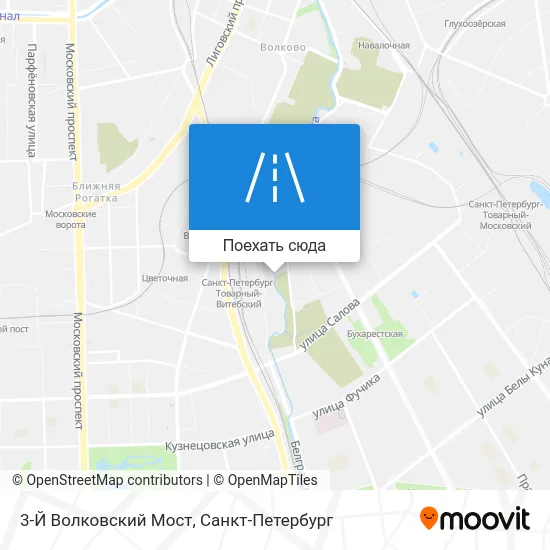 Карта 3-Й Волковский Мост