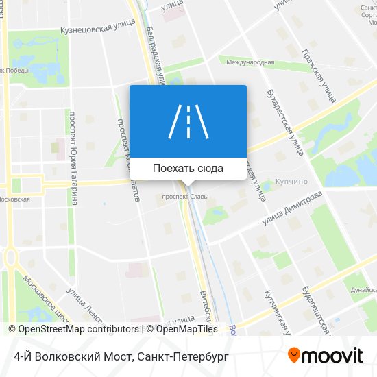Карта 4-Й Волковский Мост