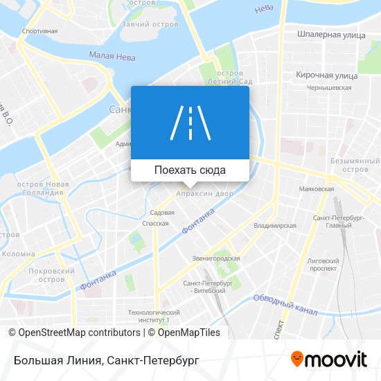 Карта Большая Линия