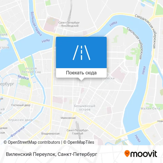 Карта Виленский Переулок