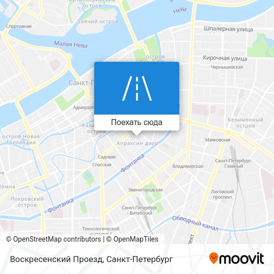 Карта Воскресенский Проезд
