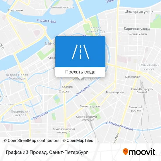 Карта Графский Проезд