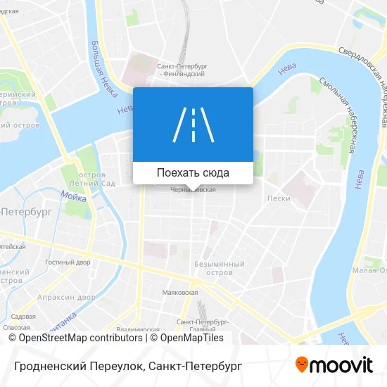 Карта Гродненский Переулок