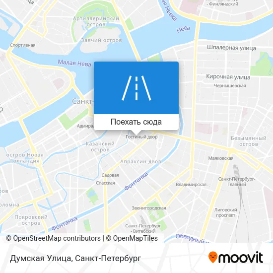 Карта Думская Улица