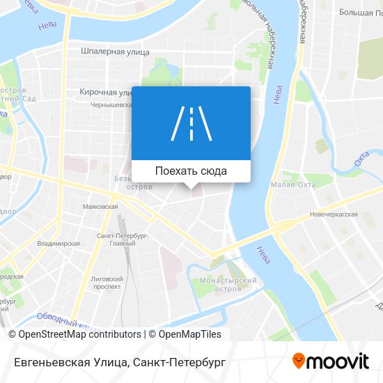 Карта Евгеньевская Улица