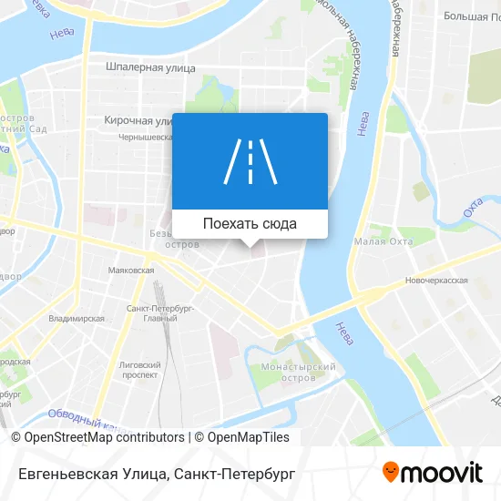 Карта Евгеньевская Улица