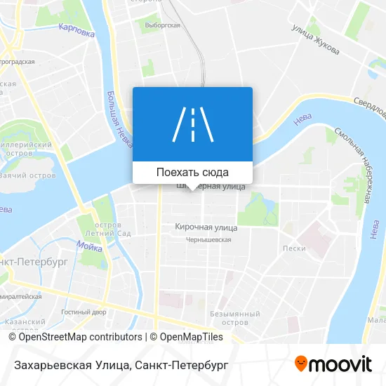 Карта Захарьевская Улица