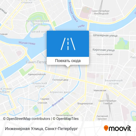 Карта Инженерная Улица