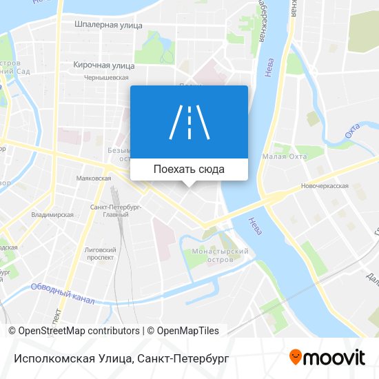 Карта Исполкомская Улица