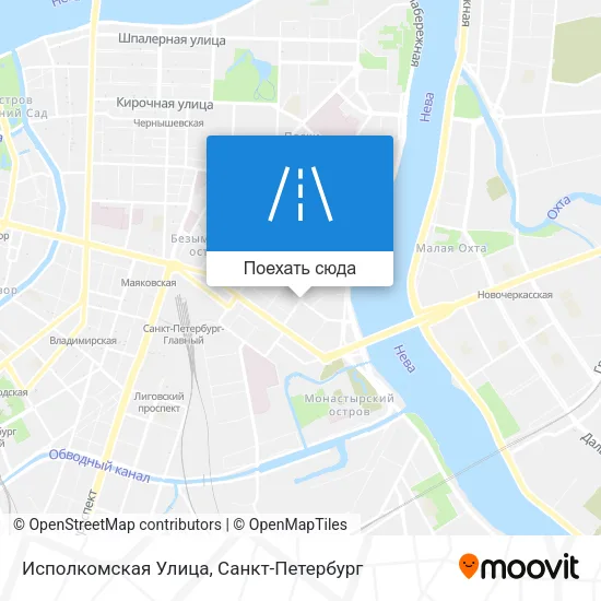 Карта Исполкомская Улица