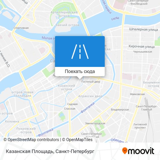 Карта Казанская Площадь