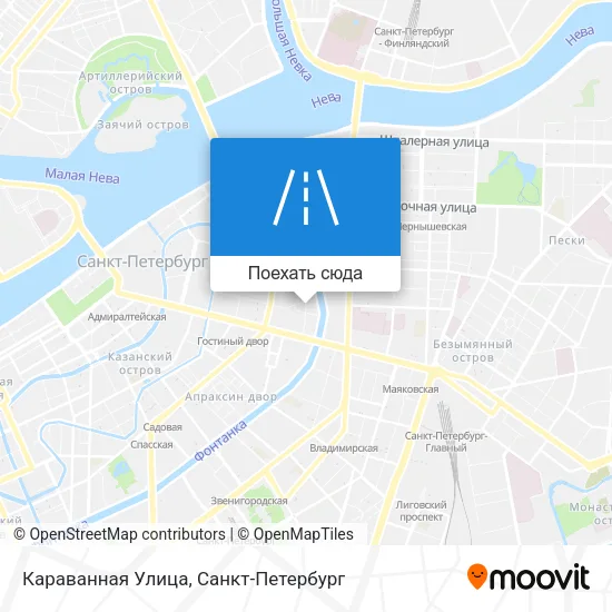 Карта Караванная Улица