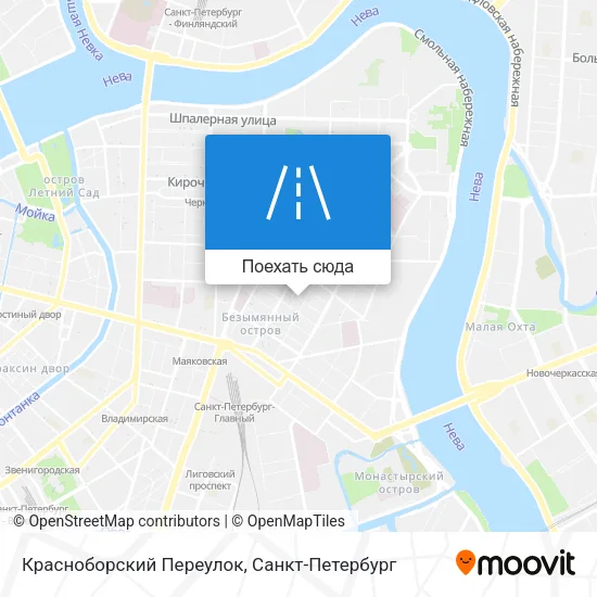 Карта Красноборский Переулок