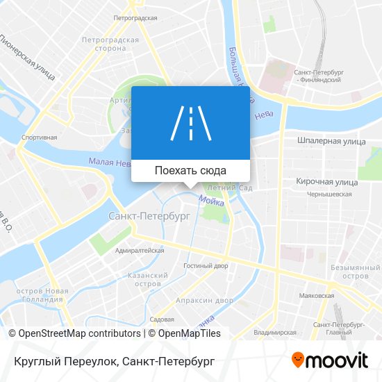 Карта Круглый Переулок