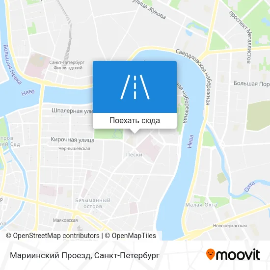 Карта Мариинский Проезд