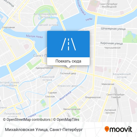 Карта Михайловская Улица