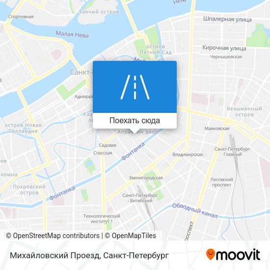 Карта Михайловский Проезд