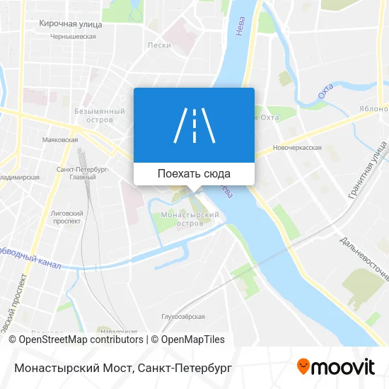 Карта Монастырский Мост