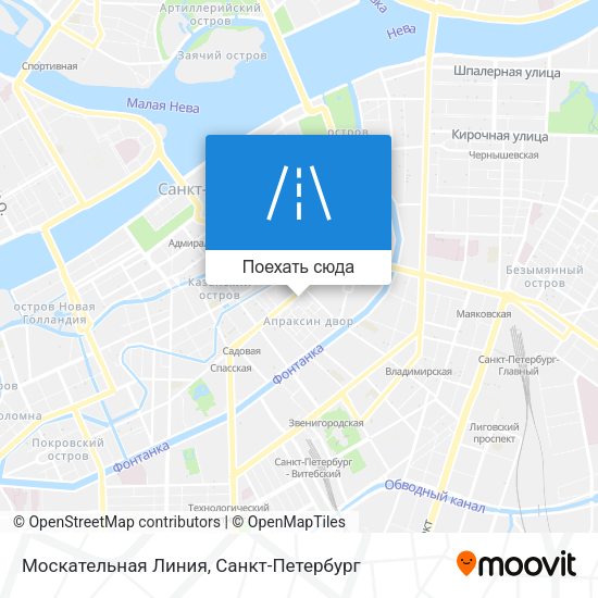 Карта Москательная Линия