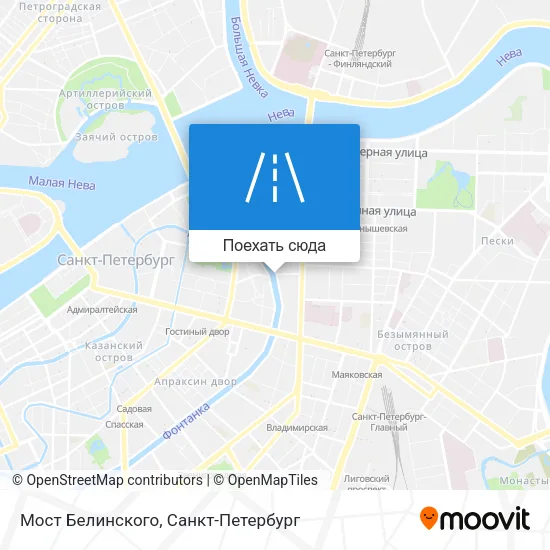 Карта Мост Белинского