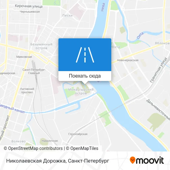 Карта Николаевская Дорожка